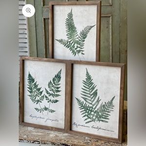 Farmhouse Fern Decor Prints